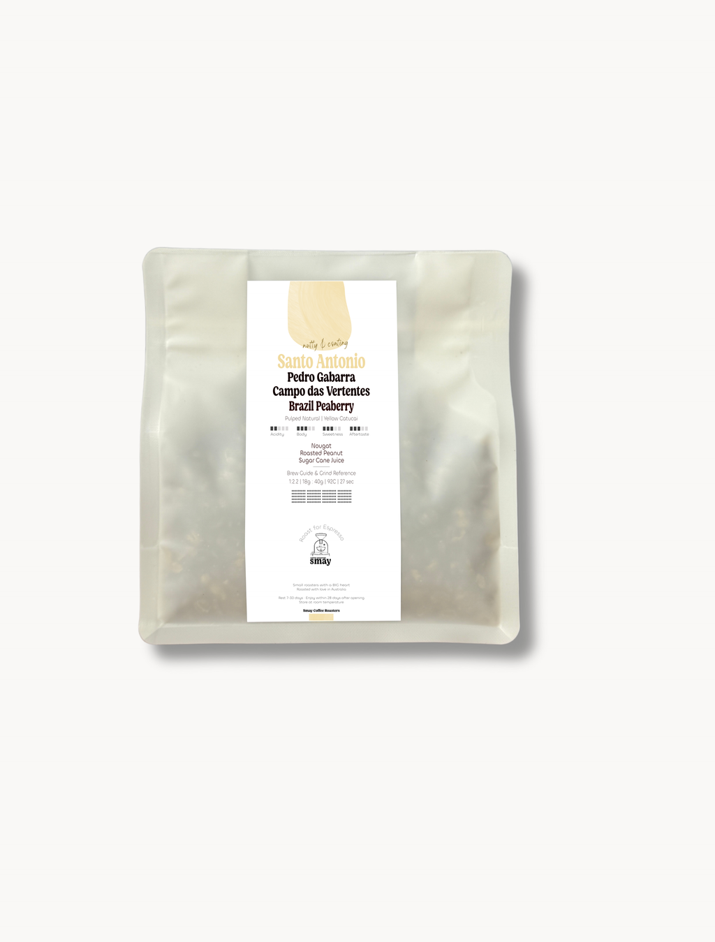 Brazil Peaberry: Pedro Gabarra, Santo Antonio