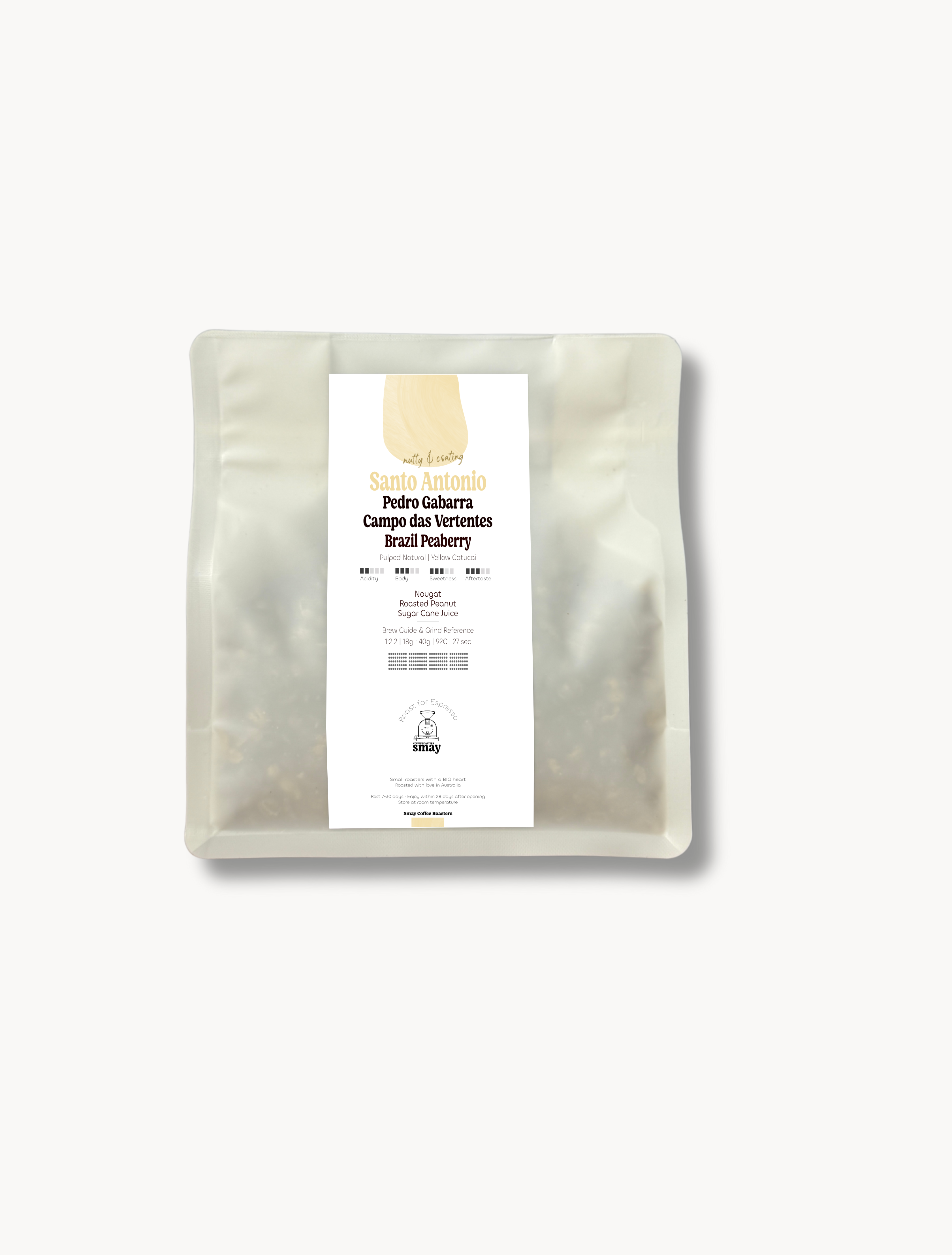 Brazil Peaberry: Pedro Gabarra, Santo Antonio