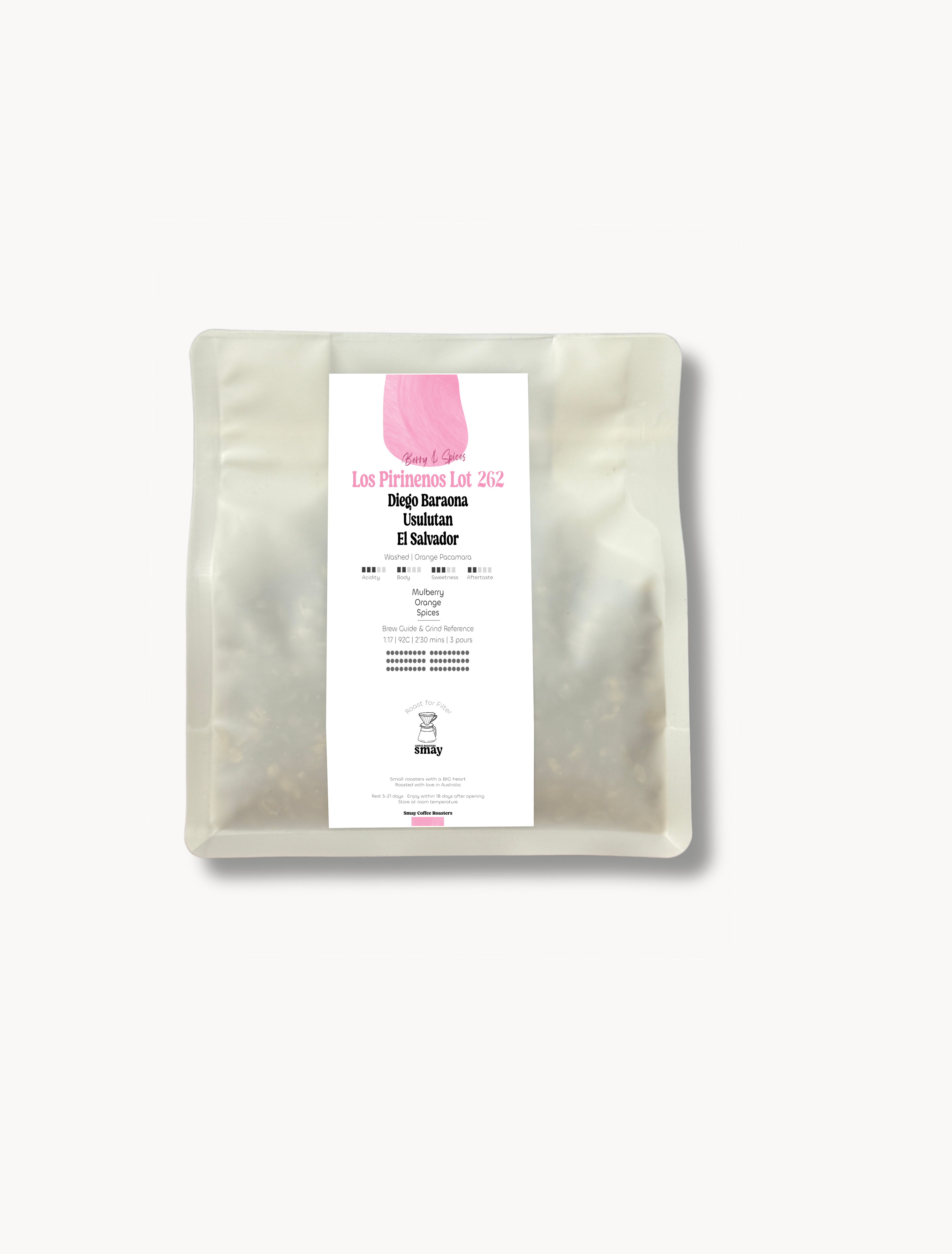 El Salvador: Diego Baraona, Los Pirinenos Lot 262 | Filter