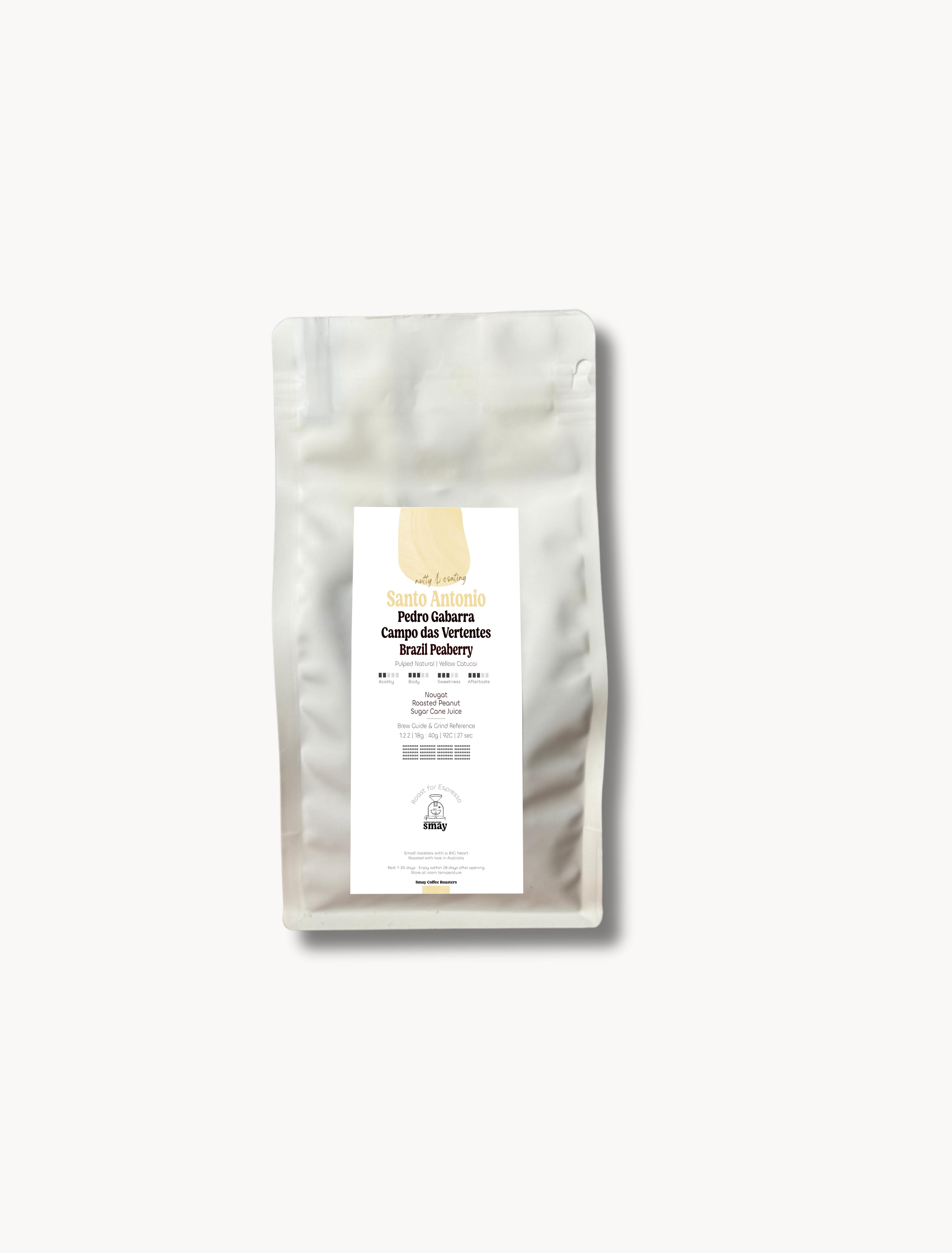 Brazil Peaberry: Pedro Gabarra, Santo Antonio