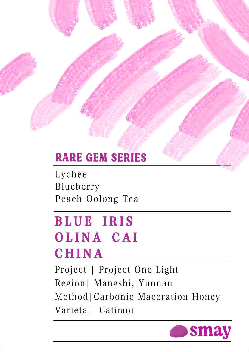 China: Olina Cai, Project One Light, Blue Iris