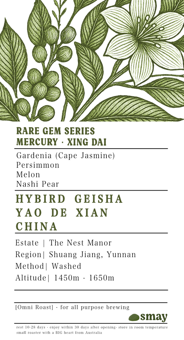 China: Yao De Xian, Mecury, The Nest Manor, Hybrid Geisha
